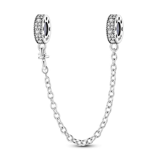 Classic Elegance Safety Chain Charm