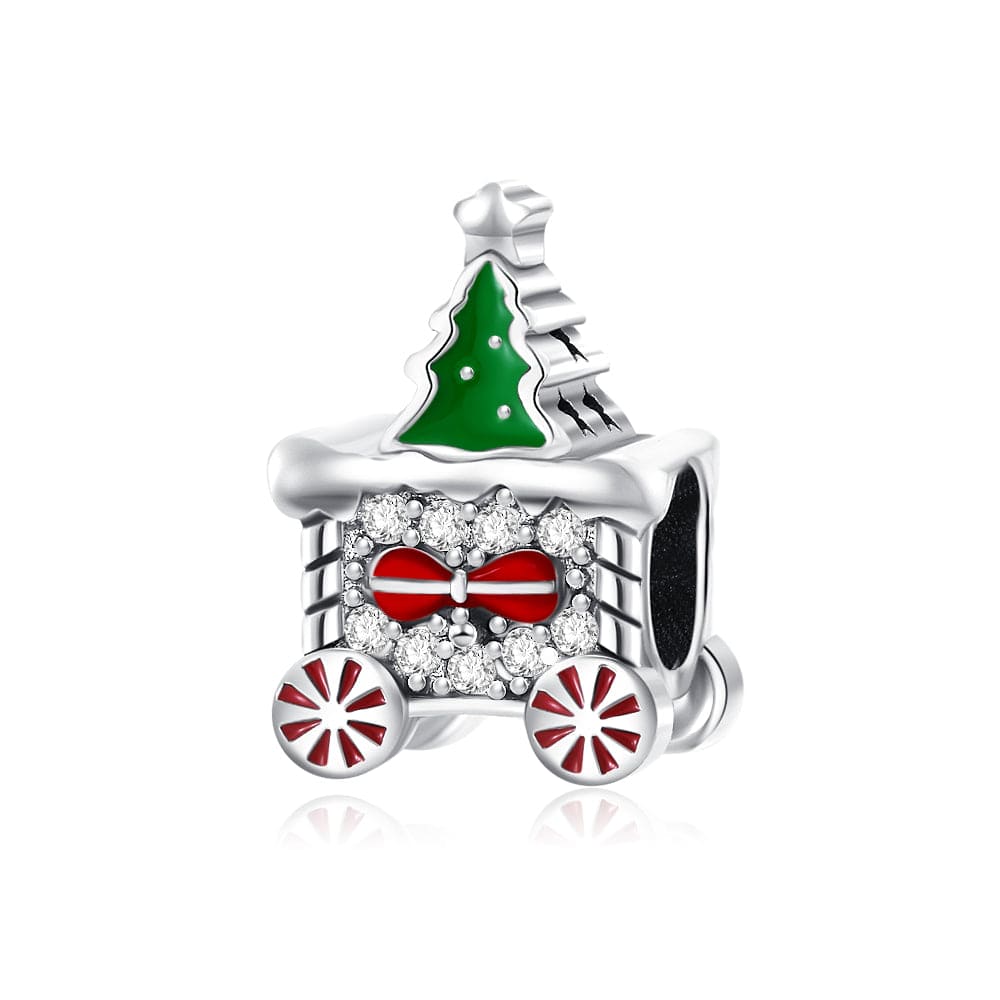 Christmas Train with Tree Charm