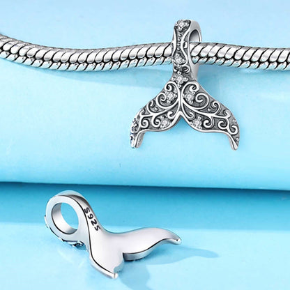 Whale Tail Pendant Charm