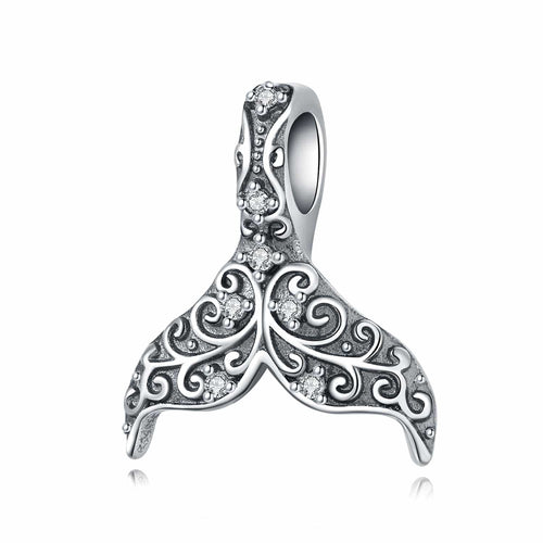 Whale Tail Pendant Charm