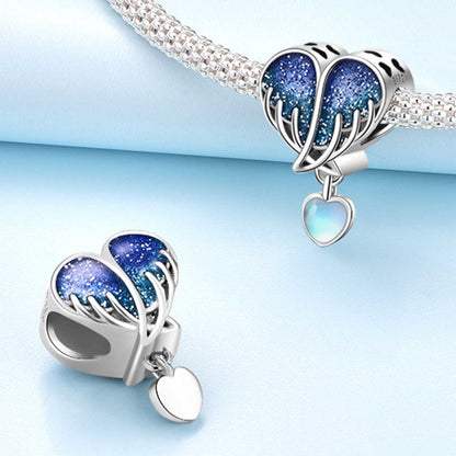 Starry Sky Heart Charm