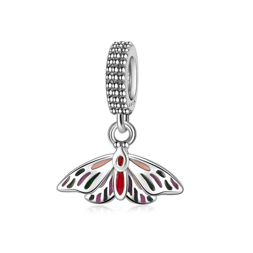 Vibrant Butterfly Dangle Charm