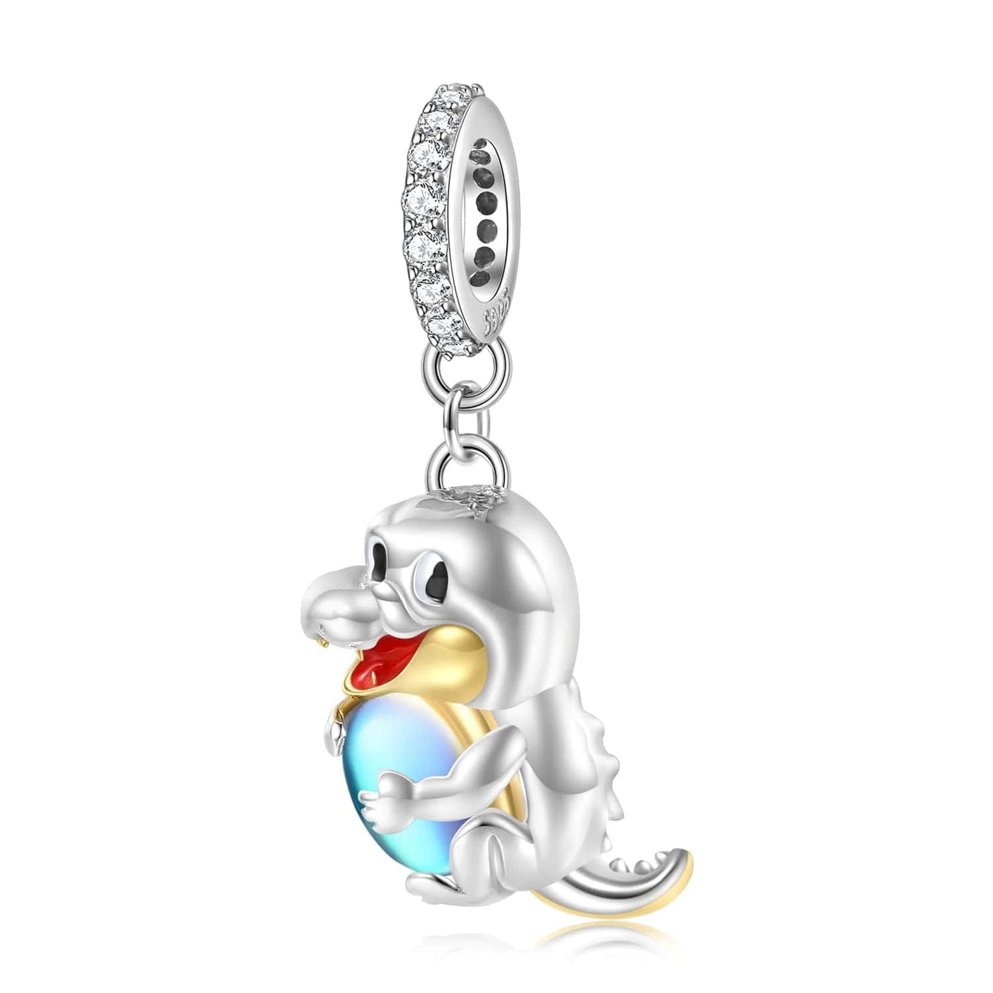 Alligator Holding a Mystic Glow Charm