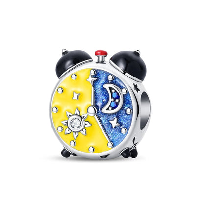 Charm para despertador con doble horario y sol y luna