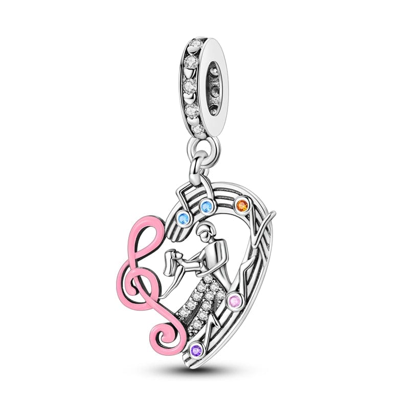 Dancing Couple Dangle Charm