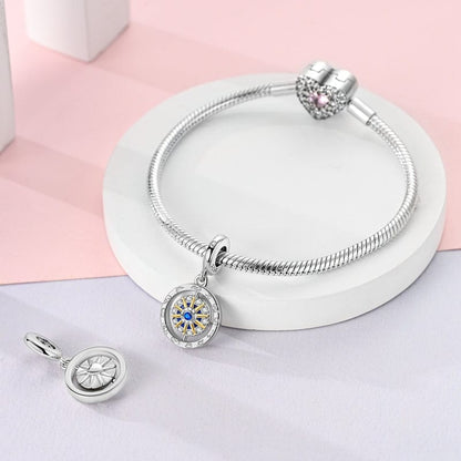 Celestial Compass & Zodiac Charm