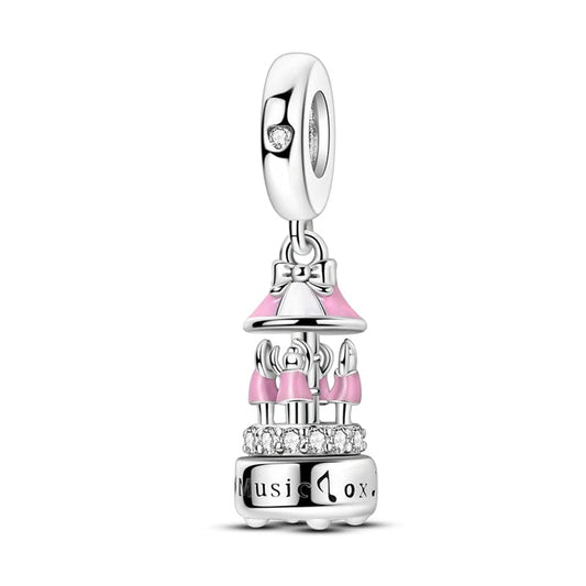 Whimsical Ballerina Music Box Charm