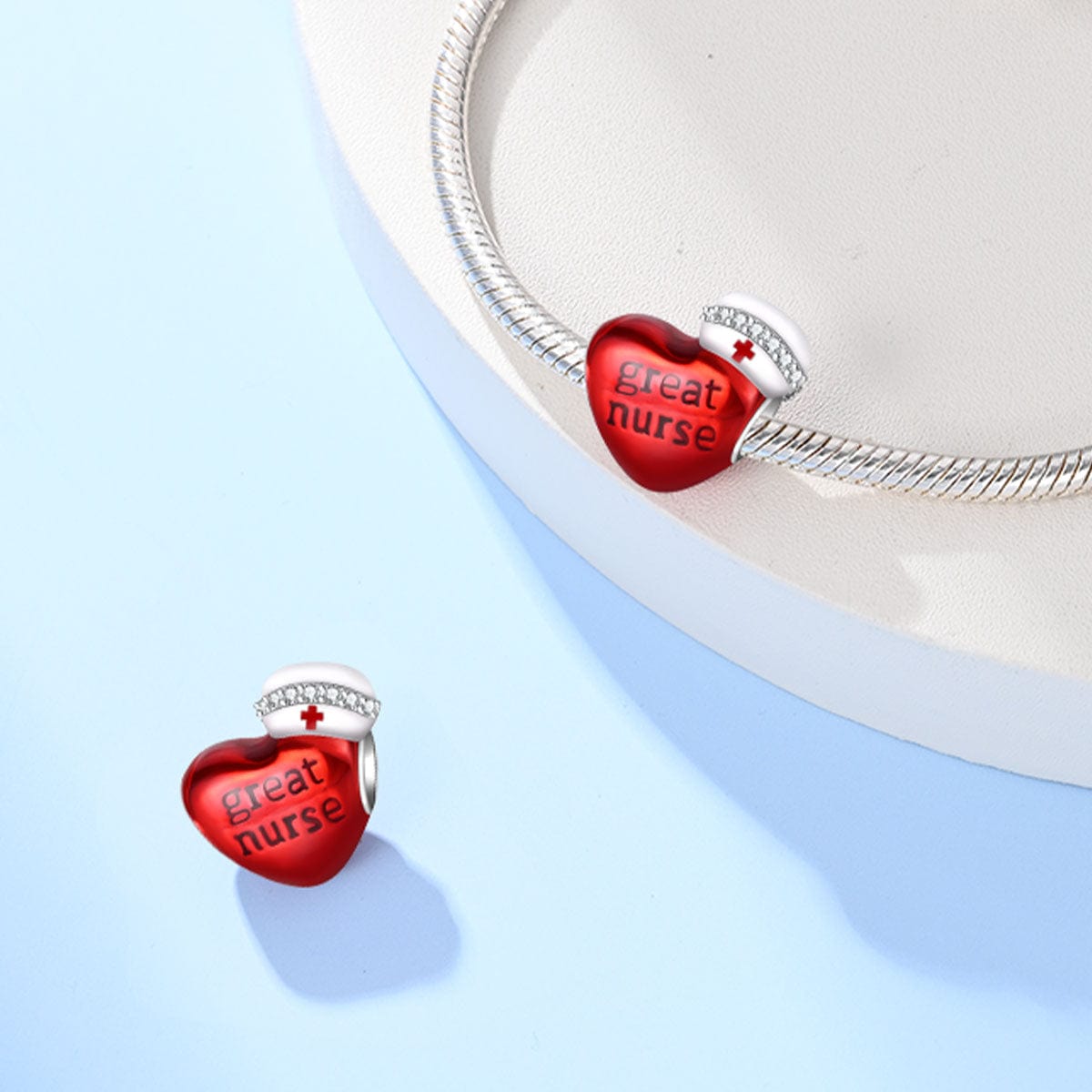 Great Nurse Heart Charm