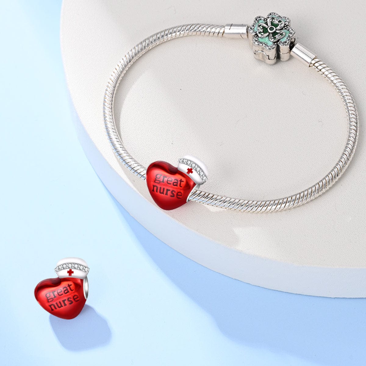 Great Nurse Heart Charm