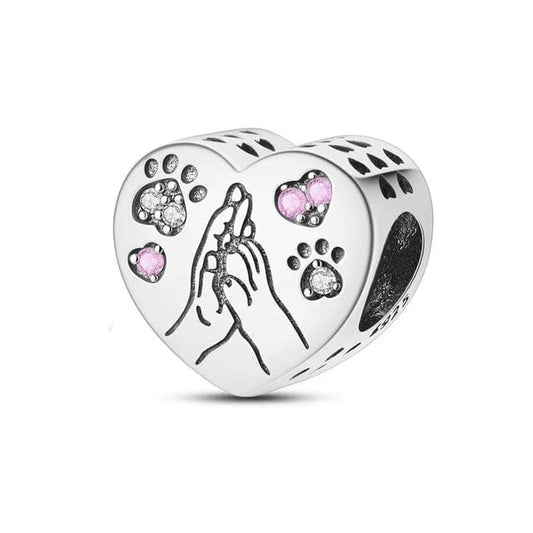 Pet & Human Connection Heart Charm