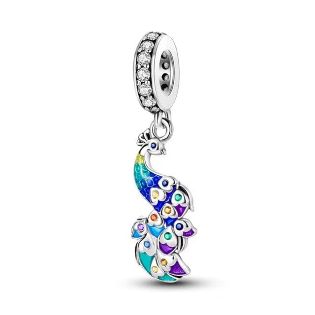 Peacock Dangle Charm