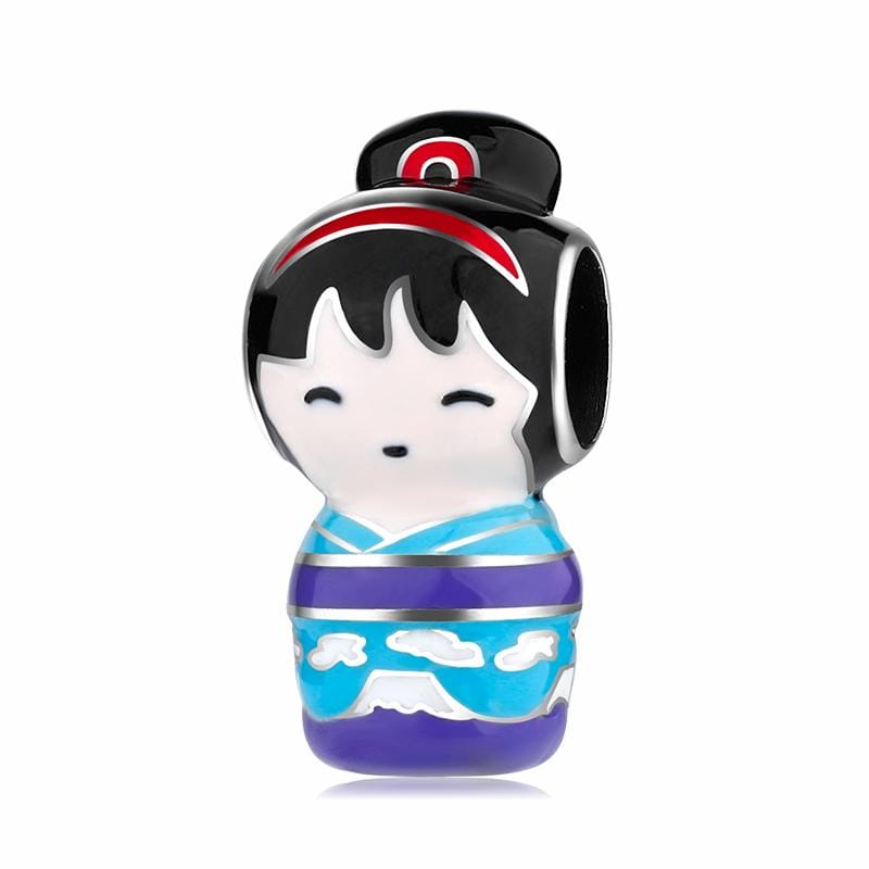 Traditional Kimono Doll Charm