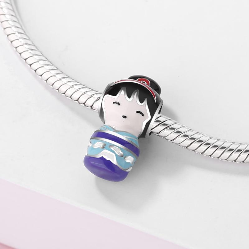 Traditional Kimono Doll Charm