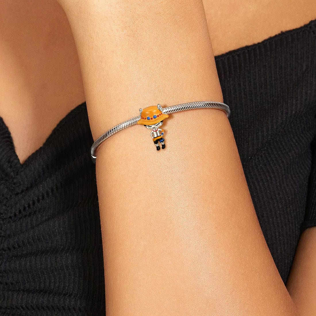 One Piece Fire Fist Ace Charm