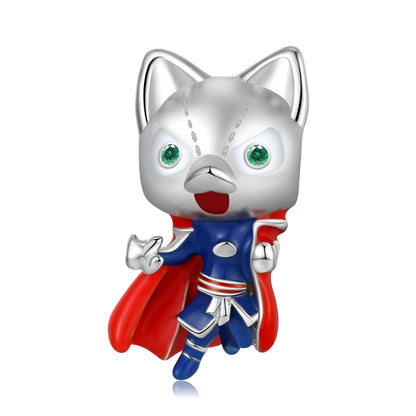 Super Cat Hero Charm