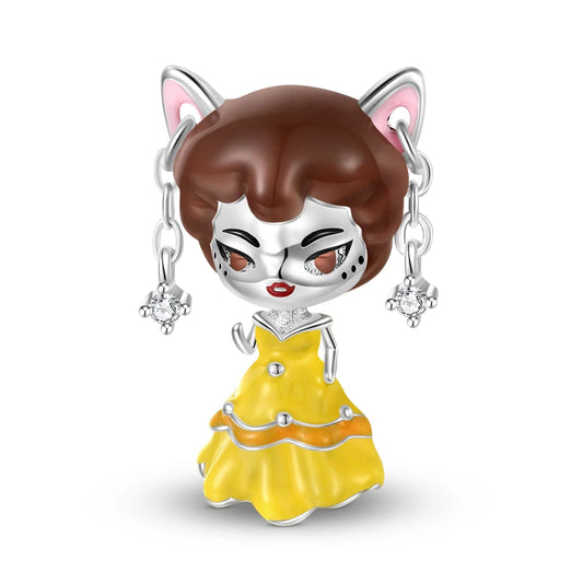 Princess Belle Kitty Charm