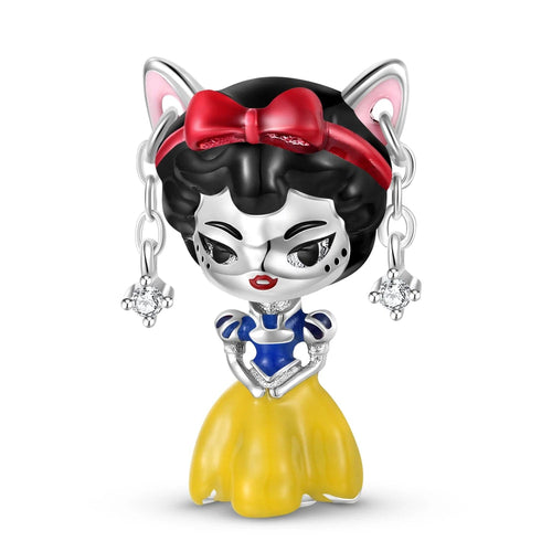 Charm de la gatita de la princesa Blancanieves