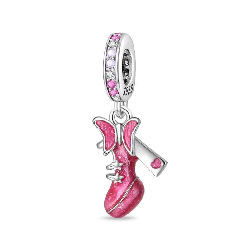 Barbie High Heels and Butterfly Charm