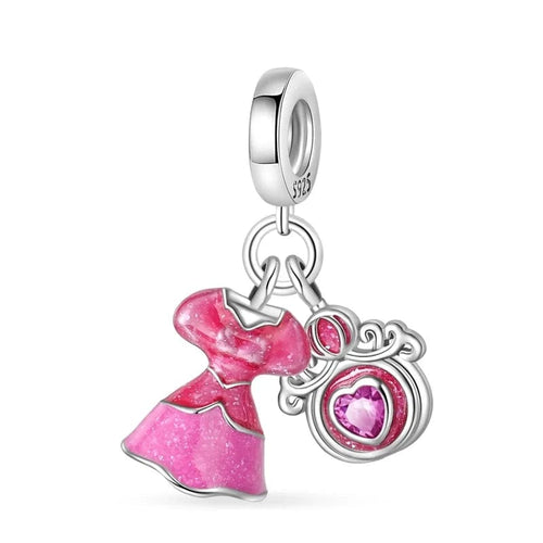 Barbie Pink Dress Charm