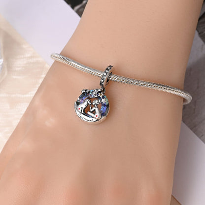 Best Friend Moonlit Crystal Dangle Charm