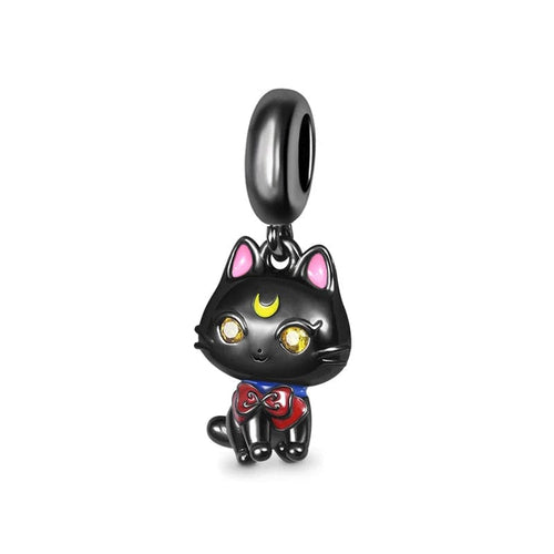 Black Cat Pendant Dangle Charm