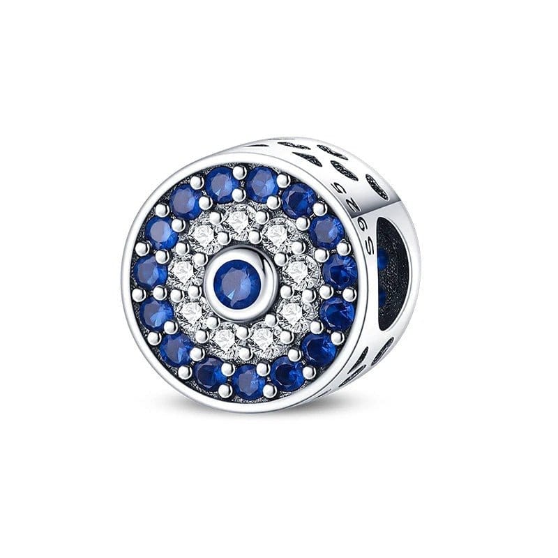 Blue Crystal Evil Eye Charm