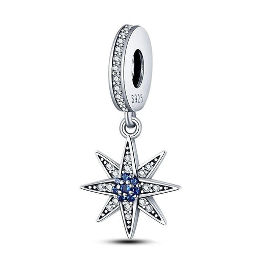 Blue Star Charm