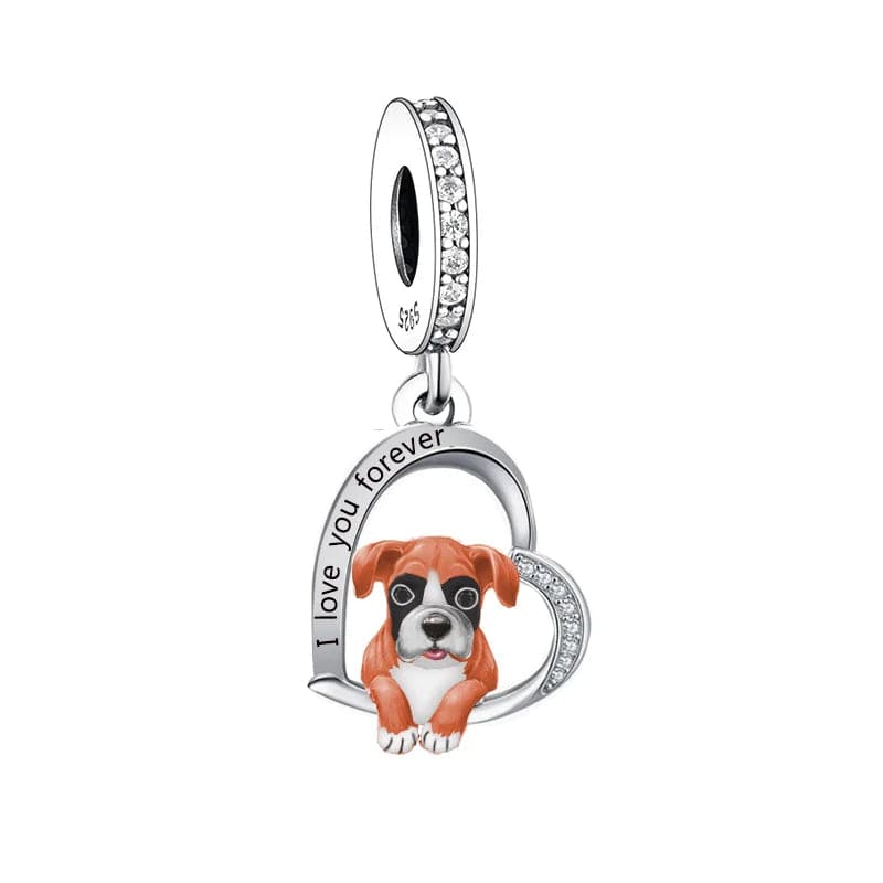 Boxer Dog Charm