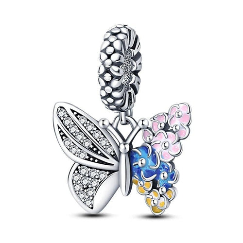 Butterfly Flower Charm