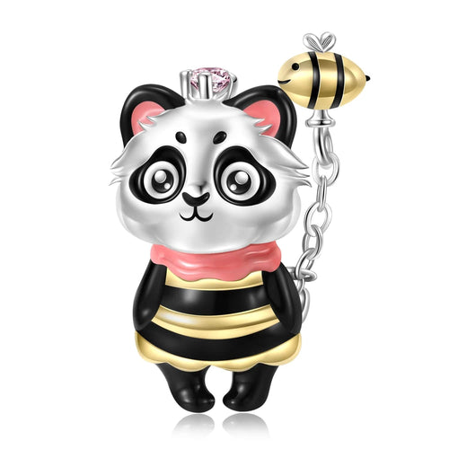 Buzzing Panda Bee Charm