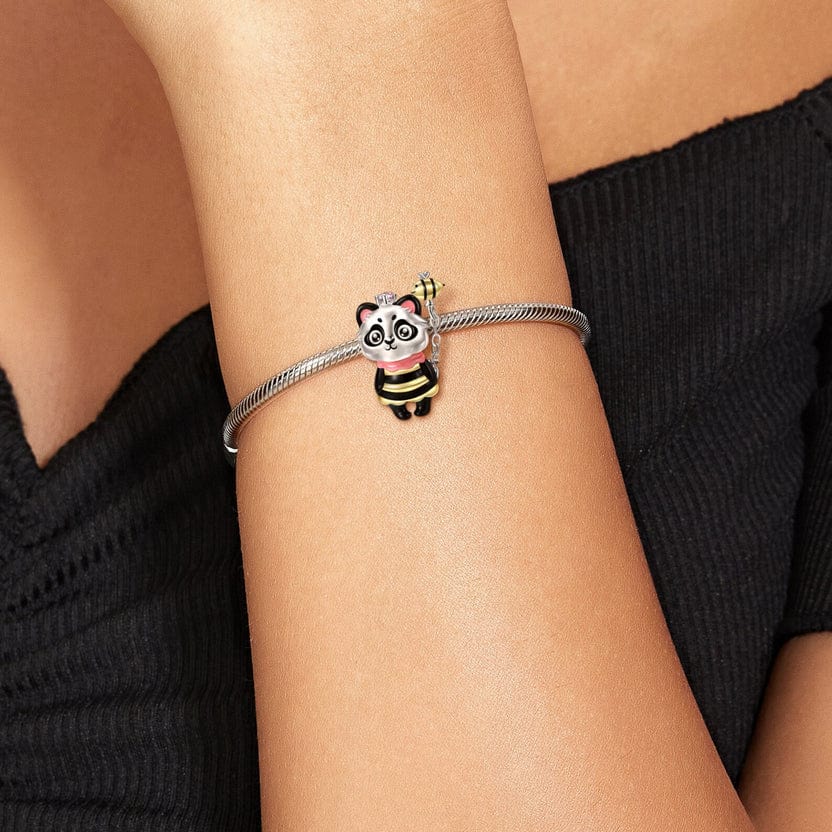 Buzzing Panda Bee Charm