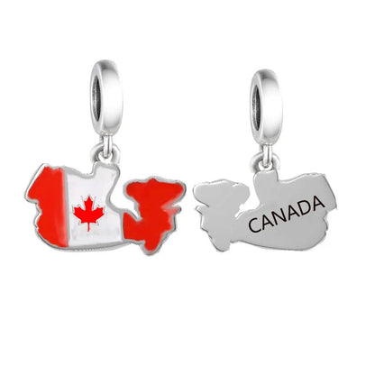 Canada Map Dangle Charm