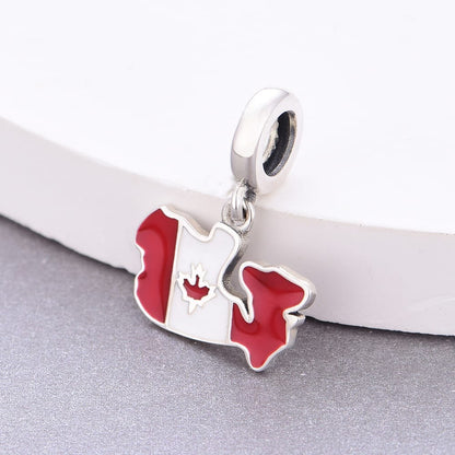 Canada Map Dangle Charm