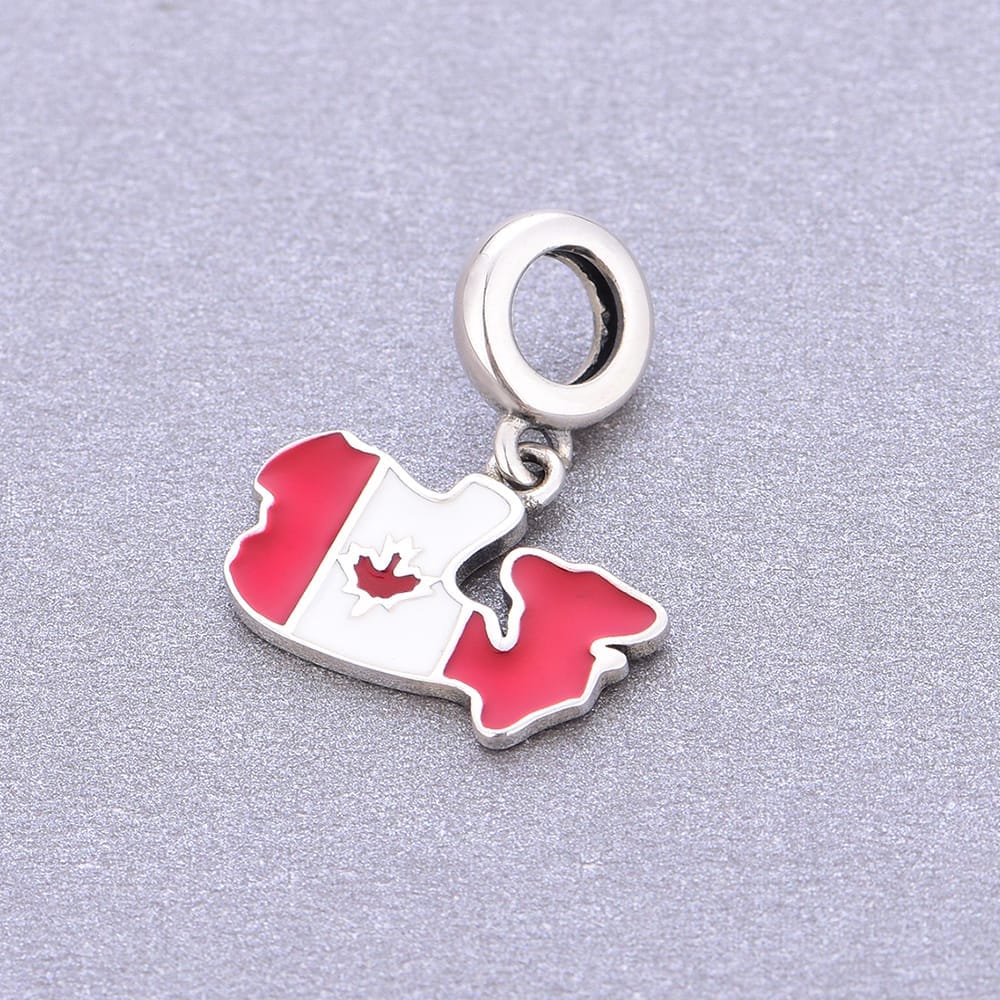 Canada Map Dangle Charm