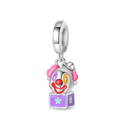 Clown in the Box Dangle Charm