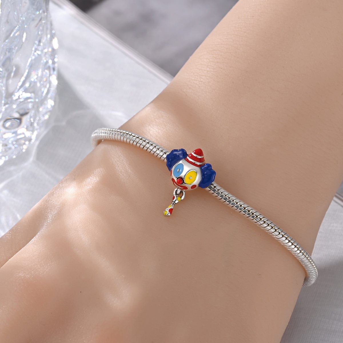 Colorful Circus Clown Charm