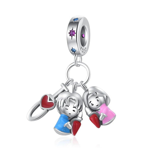 Couple I Love You Dangle Charm