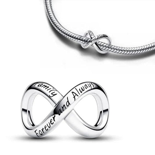 Forever & Always Infinity Charm