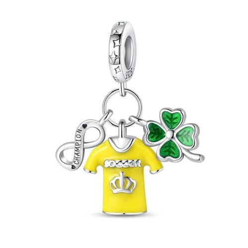 Forever Champions Soccer Luck Triple Dangle Charm