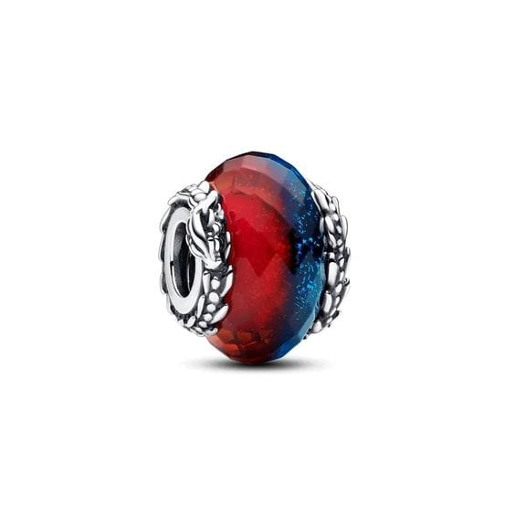 Game of Thrones Ice & Fire Dragons Dual Murano Glass Charm