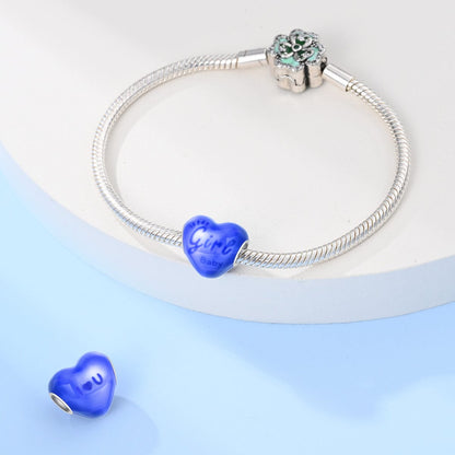 Gender Reveal Color-Changing Heart Boy & Girl Charm