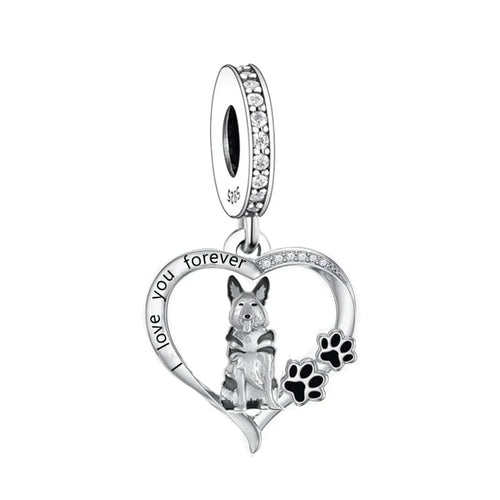 German Shepherd Dog Charm