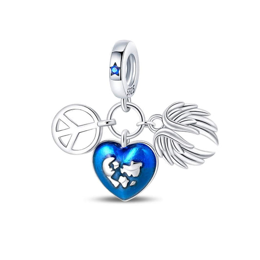 Global Harmony Heart Pendant