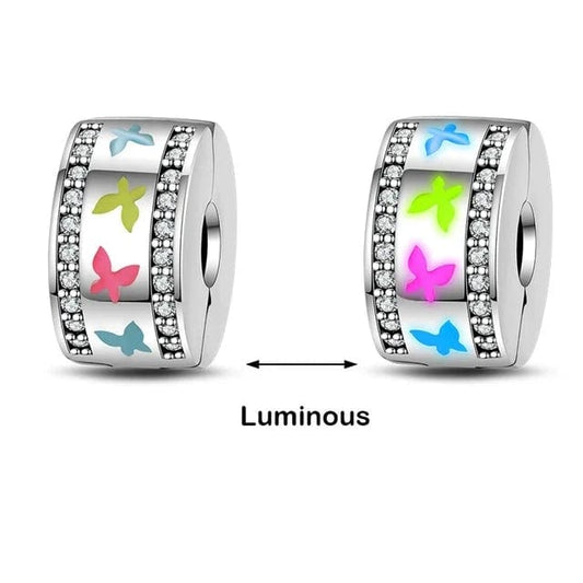 Glow in the Dark Luminous Butterflies Charm