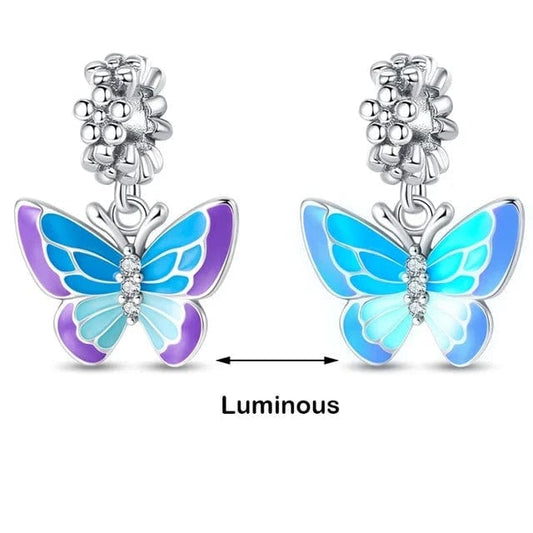 Glow in the Dark Luminous Butterfly Charm