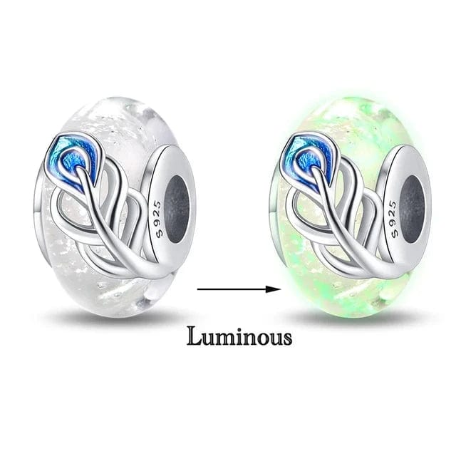 Glow in the Dark Luminous Murano Charm