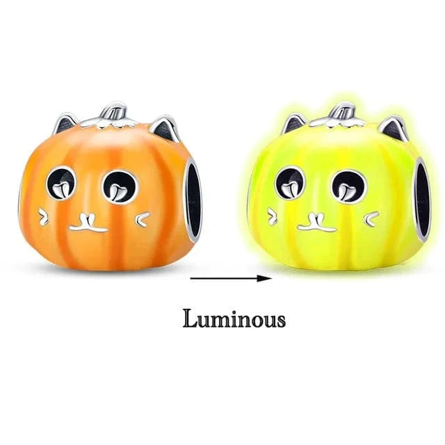 Glow in the Dark Luminous Pumpkin Charm