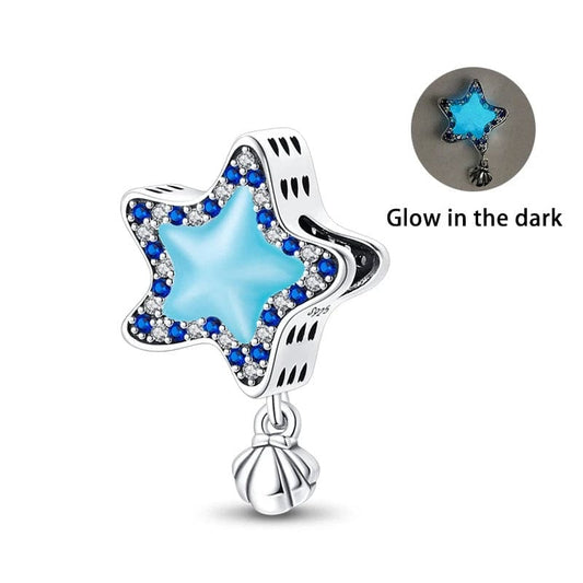 Glow in the Dark Luminous Starfish Charm