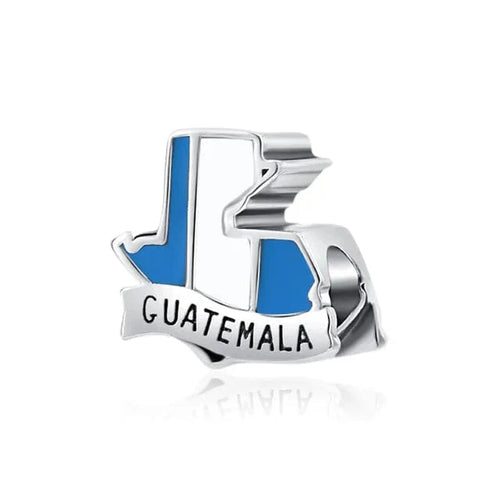 Guatemala Map Dangle Charm