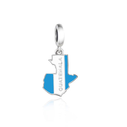 Guatemala Map Dangle Charm